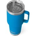 thumbnail image 1 of YETI Rambler 35 oz Straw Mug, Vacuum Insulated, Stainless Steel, Big Wave Blue, 1 of 8