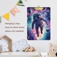 thumbnail image 4 of FORMRS Acrylic Clipboard with Low Profile Clip Standard A4 Letter Size, 12.5" x 9", Astronaut Pattern, 4 of 8