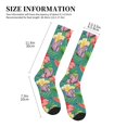 thumbnail image 2 of Compression Socks For Women And Men - Butterfly Hummingbird Flower Compression Socks Circulation For Workout, 2 of 2