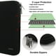 thumbnail image 3 of Naukay - Funda de neopreno resistente para laptop, 13-13.3 pulgadas, funda de bolsillo para computadora/tablet, portafolios de transporte compatible con MacBook Pro, MacBook Air, computadora portátil, 3 of 5