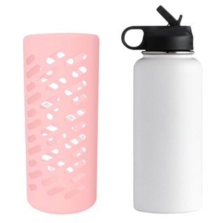 Visol Marina 16 oz. 2-Piece Pink Double Wall Water Bottle