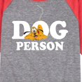 thumbnail image 3 of Mickey & Friends - Dog Person - Toddler And Youth Raglan Graphic T-Shirt, 3 of 6