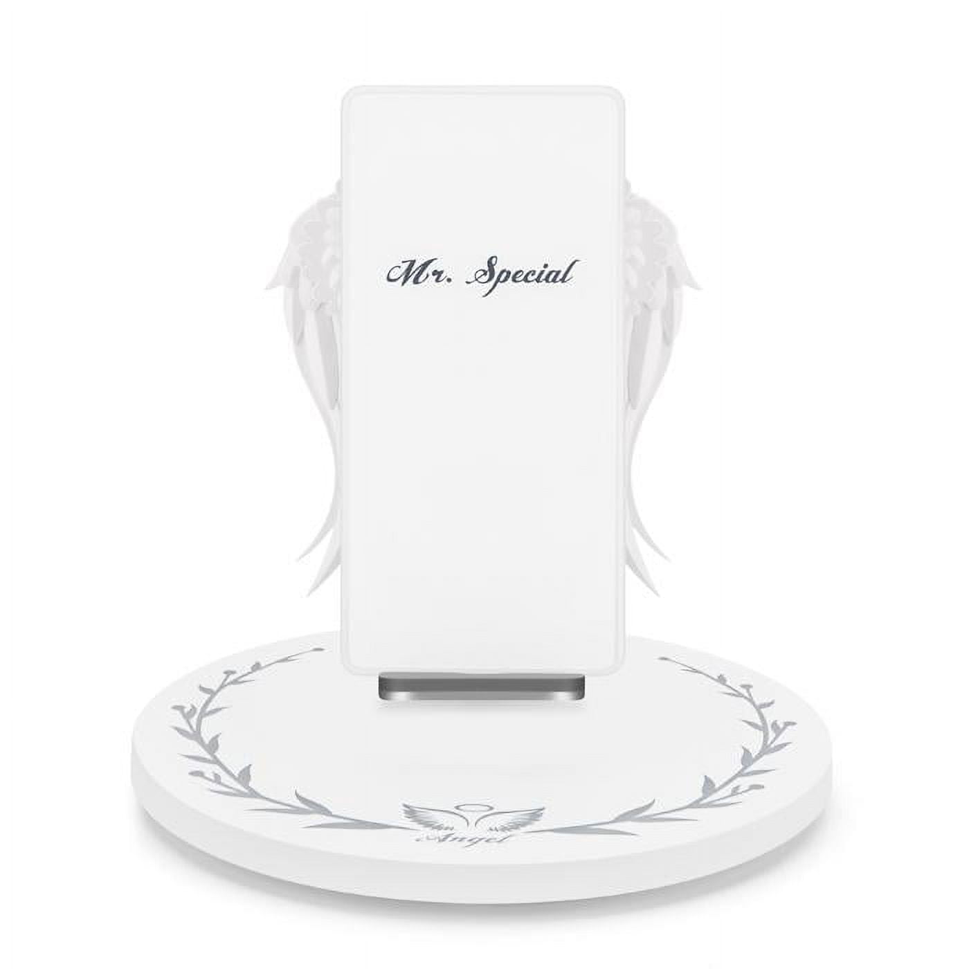 Wireless Charger, Angel Wings Charger, Wireless Charger for iPhone Xs Max/XR/XS/X/8/8 Plus Samsung S10/S10+/S9/S9+/S8/S8+/S7/S7 Edge/S6 Edge Google Pixel 3 XL AirPods2