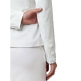 thumbnail image 5 of INSPIRE CHIC Women's Blazer Single Breasted Notched Lapel Long Sleeves Slim Fit V Neck Work Suit Jacket X Large White, 5 of 6