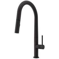 Greenwich Single-Handle Pull-Down Sprayer Kitchen Faucet with Touchless Sensor in Matte Black