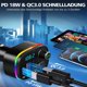 thumbnail image 3 of Adaptador Bluetooth para Coche, PD 18W y Transmisor FM QC3.0 para Coche Bluetooth 5.0, 9 Modos de Iluminación RGB, 3 Conectores USB Cargador para Coche, Soporta Manos Libres, Siri Google, 3 of 6