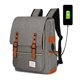thumbnail image 2 of Mochila con carga USB, mochila para ordenador de viaje de ocio para hombres y mujeres, mochila de estilo universitario a la moda para estudiantes de secundaria, 2 of 5