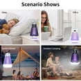 thumbnail image 3 of Bewildely ABS hogar patio trasero Camping terraza repelente de mosquitos con pantalla digital repelente de mosquitos y moscas recargable negro Type3 NO3, 3 of 6
