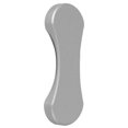 thumbnail image 2 of Manijas modernas y sencillas de metal sin perforaciones Manijas para puertas de gabinetes de aleación de aluminio Manijas para puertas de vidrio Manijas para puertas de empujar y tirar, 2 of 5