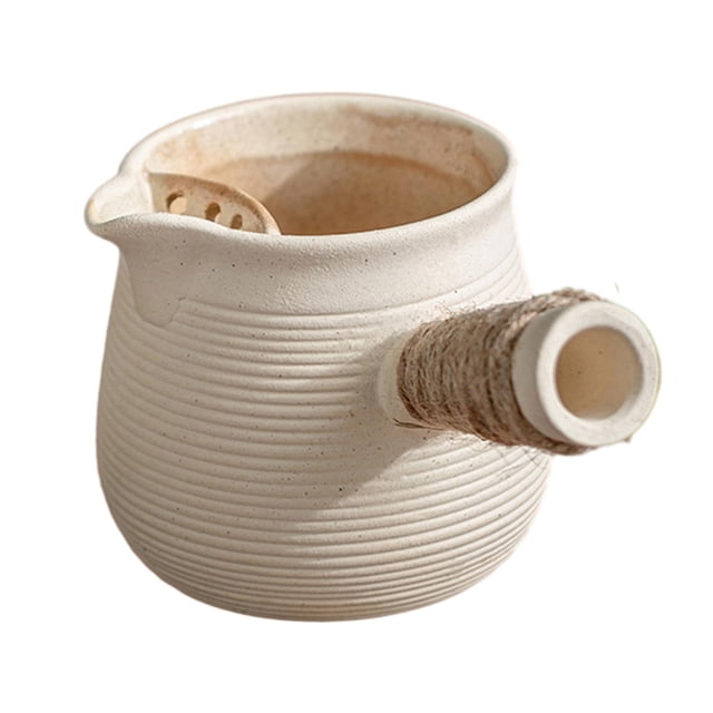 Tetera de cerámica para hervir agua caliente duradera con filtro de té, teteras para acampar al aire libre, casa, restaurante, Picnic , Estilo b BLESIY Tetera con infusor