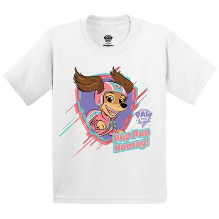 

Paw Patrol Shirt for Girls Boys Toddler - 3 4 5 Years Old - Paw Patrol Tee Liberty Pup Pup Hooray