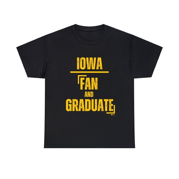 DJH Apparel | Iowa Fan and Graduate Sports Athletic Unisex T-Shirt