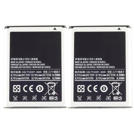 Battery Galaxy Note 2 Replacement EB615268VU Battery 2500mAh for Samsung GALAXY Note / N7000 / GT-i9220 Models (2 Pk) ()