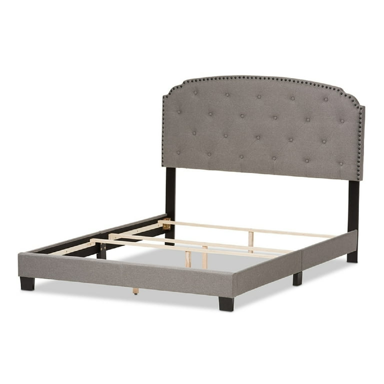 Baxton Studio Lexi Modern and Contemporary Light Grey Fabric Upholstered Queen Size Bed Baxton Studio Lexi Modern and Contemporary Light Grey Fabric Upholstered Queen Size Bed