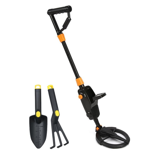 Riwcyla Underground Metal Gold Digger Treasure Hunter Handheld Treasures Seeking Tool with Sand Shovel & Rack Digging Tool Accessories