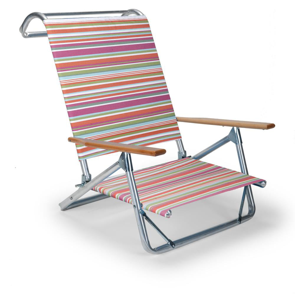 Telescope Casual Original Mini-Sun Chaise Folding Beach Arm Chair With Telescope Casual Original Mini Sun Chaise Folding Beach Arm Chair