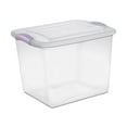 thumbnail image 1 of Sterilite 26L Latch Box - Purple, 1 of 2