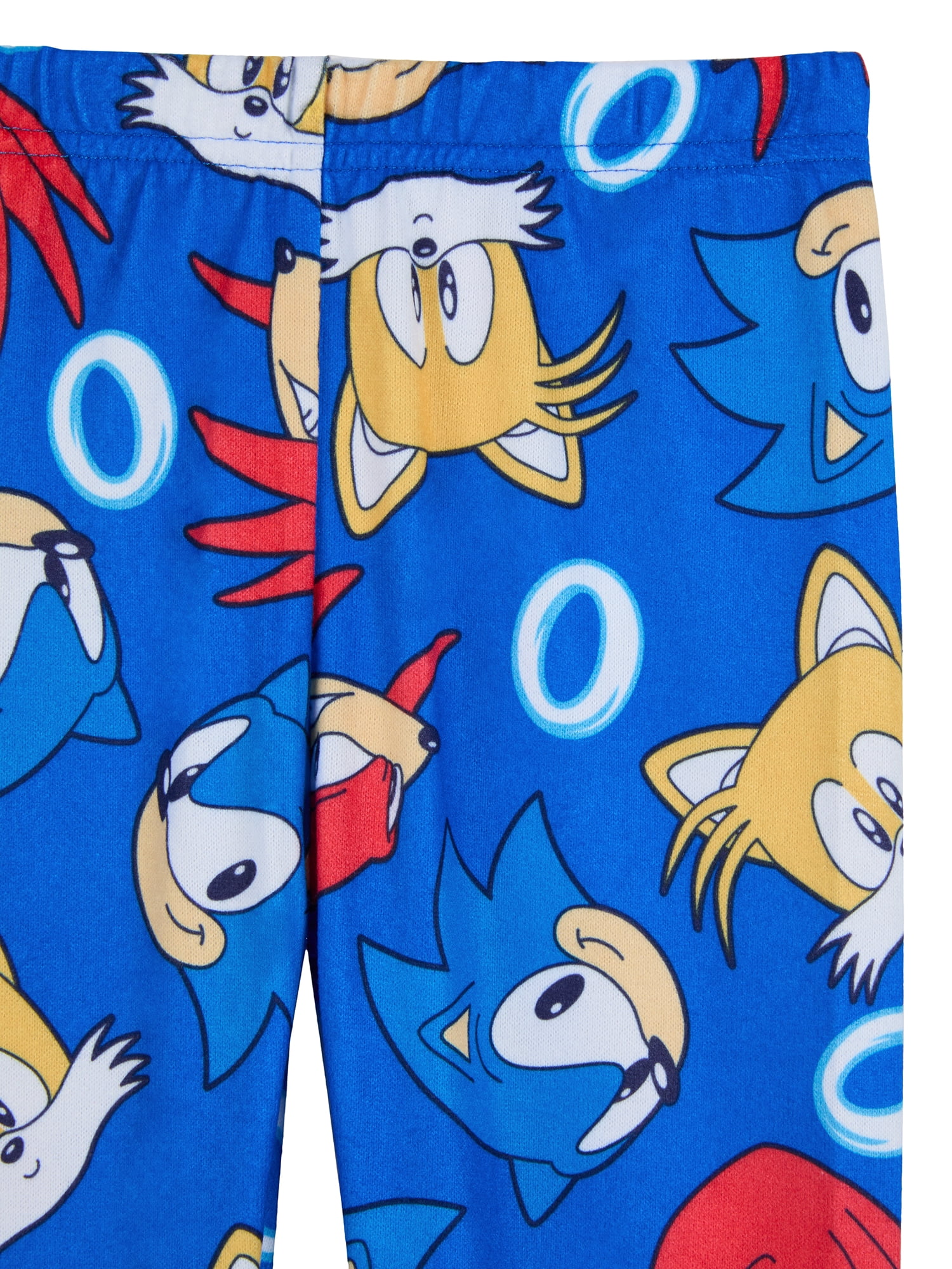 Sonic the Hedgehog Boys Snug Fit Long Sleeve Top and Sleep Pants Pajama Set, 2-Piece, Sizes 4-12