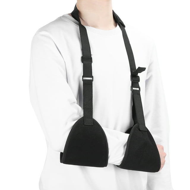 Arm Sling, Arm Sling Shoulder Strap Adult Arm Sling Forearm Sling Dislocated Shoulder Fracture Support Brace Strap Recovery Accessory