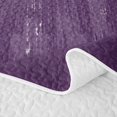 thumbnail image 5 of Erosebridal Oil Printing Brush Stroke Bed Spread Queen for Boys Girls, Purple Abstract Texture Queen Coverlet Set, 3 Pieces, 5 of 7