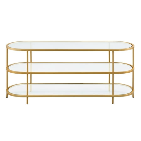 Camden&Wells - Leif TV Stand for TVs Up to 60" - Brass