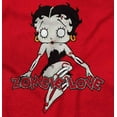 thumbnail image 2 of Betty Boop Zombie Love Attitude Hoodie Sweatshirt Women Brisco Brands S, 2 of 6