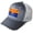 Grey/White, variant on Arizona Flag Hat for Men and Women – Copper State Snapback Trucker Baseball Cap by International Tie (Grey/White)