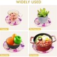 thumbnail image 5 of Butterfly 2 Pack Pot Holders Trivets, Heat Resistant Hot Pads for Kitchen Table Decoration Trivets for Hot Dishes/Pot/Bowl/Teapot/Kitchen Hot Pads Trivets, 7" + 9.45", 5 of 7