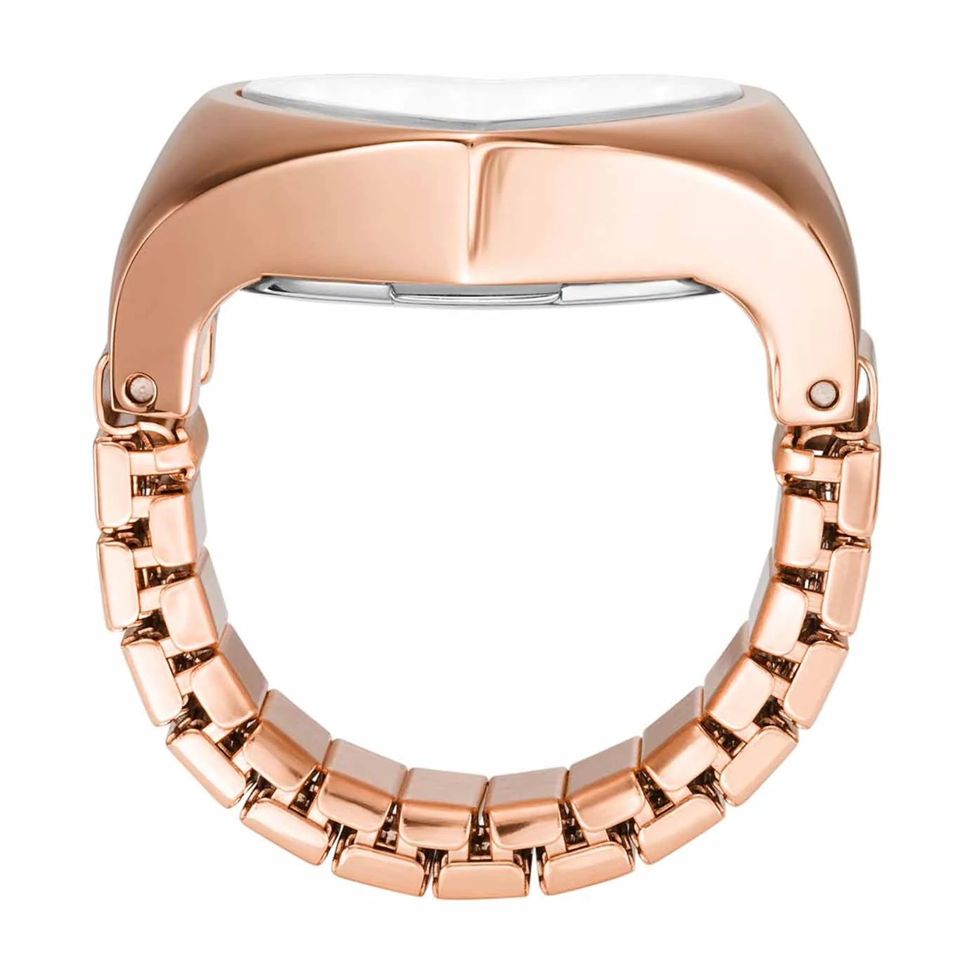 値下げ❗️FOSSIL ハートWatch Ring ゴールド/ピンク Fossil Heart Ring Watch, 16mm | Bloomingdale's