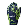 thumbnail image 1 of Guantes de fútbol Wilson NFL Stretch Fit Youth Seahawks, 1 of 3
