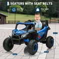 thumbnail image 2 of 4WD Kids Ride On UTV with Remote Control, Spring Suspension Off Road Electric Truck for 3-8 Years Outdoor Play, 2 of 7