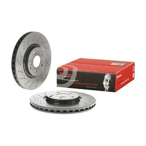Brembo 09.A448.21 BRAKE ROTORS Fits select: 2006-2007 MERCEDES-BENZ C 230, 2005 MERCEDES-BENZ C 230K SPORT COUPE