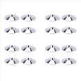 thumbnail image 1 of 16 Piezas Almohadillas de Picos de Cobre Puro para Altavoz Altavoz HiFi Caja Aislamiento Soporte de Piso Pies Base de Cono Almohadilla para Zapatos (Plata), 1 of 7
