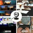 thumbnail image 4 of Amdohai 640P Webcam Live Streaming Webcam with Microphone 360 Degree Rotatable USB Web Camera for PC Laptop Desktop Webcam for Video Conference Meeting Gaming Desktop Office, 4 of 8