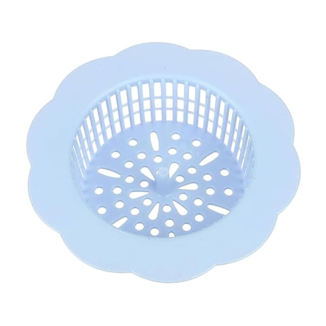 Kitchen Bathroom Strainer Flower Design For Hair Debris Clog Prevention - PP Filter Mesh Style For Kitchen And Bath Use