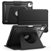 Case for iPad Pro 11 inch 2022/2021/2020/2018 4th/3rd/2nd/1st Gen, 360 Rotating Stand iPad Protective Case Cover with Auto Wake/Sleep, Black