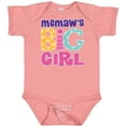 thumbnail image 3 of Inktastic Memaw Big Girl Girls Baby Bodysuit, 3 of 5