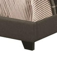 thumbnail image 2 of Explicitly Crisp Upholstered Cal King Bed, Espresso, 2 of 2