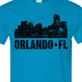 thumbnail image 4 of Inktastic Orlando Skyline with Grunge T-Shirt, 4 of 5