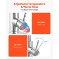 thumbnail image 3 of Brushed Nickel Single Handle Sink Faucet with Pull Down Sprayer for Kitchen,Bathroom,RV and Bar Sink-Dual Stream and Spray Modes,Leak-Proof Design, 3 of 6