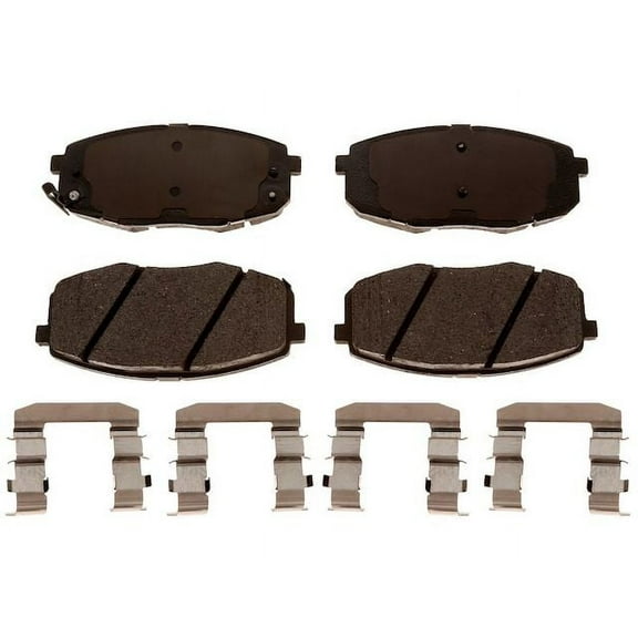Front Brake Pad Set - Compatible with 2009 - 2012 Hyundai Elantra 2.0L 4-Cylinder 2010 2011