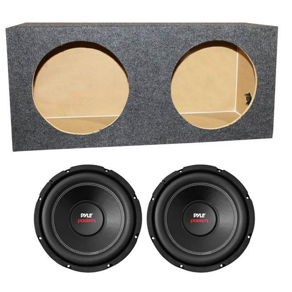 2) PYLE PLPW12D 12" 3200W Car Subwoofers Woofers DVC 4 Ohm + Dual