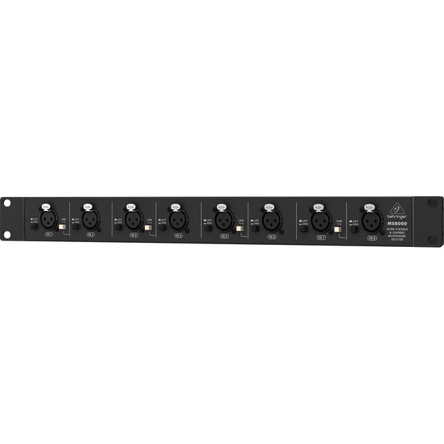 Divisor de micrófono Behringer Ultralink MS8000 de 8 entradas/16 salidas
