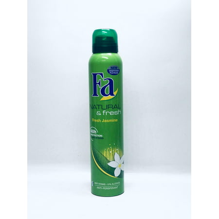 Fa Deodorant Spray Natural And Fresh Jasmine,