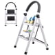 thumbnail image 1 of Escalera metalica dos escalones de 86*44.5*5cm blanca, 1 of 7