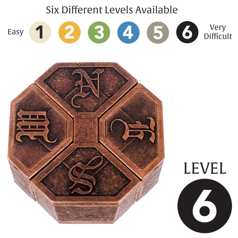 BePuzzled, News Hanayama Metal Brainteaser Puzzle Level 6 Ages 12+