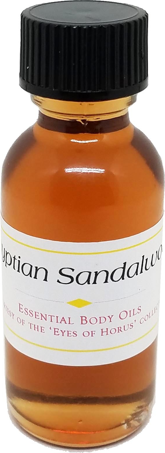 Egyptian Sandalwood Scented Body Oil Fragrance [Regular Cap Brown 1