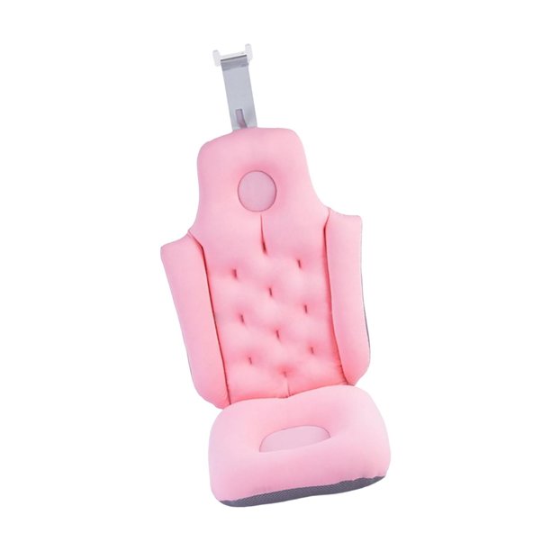Injueey Cojín de bañera de cuerpo completo, accesorios impermeables transpirables para bañera de baño Accesorios de baño Rosa