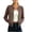 T-Brown-women top, variant on Hfnxid Womens Cropped Cardigan Sweaters Zip Up Raglan Sleeve Jackets Casual Crewneck Cardigans Fall Outerwear Top Light Blue M