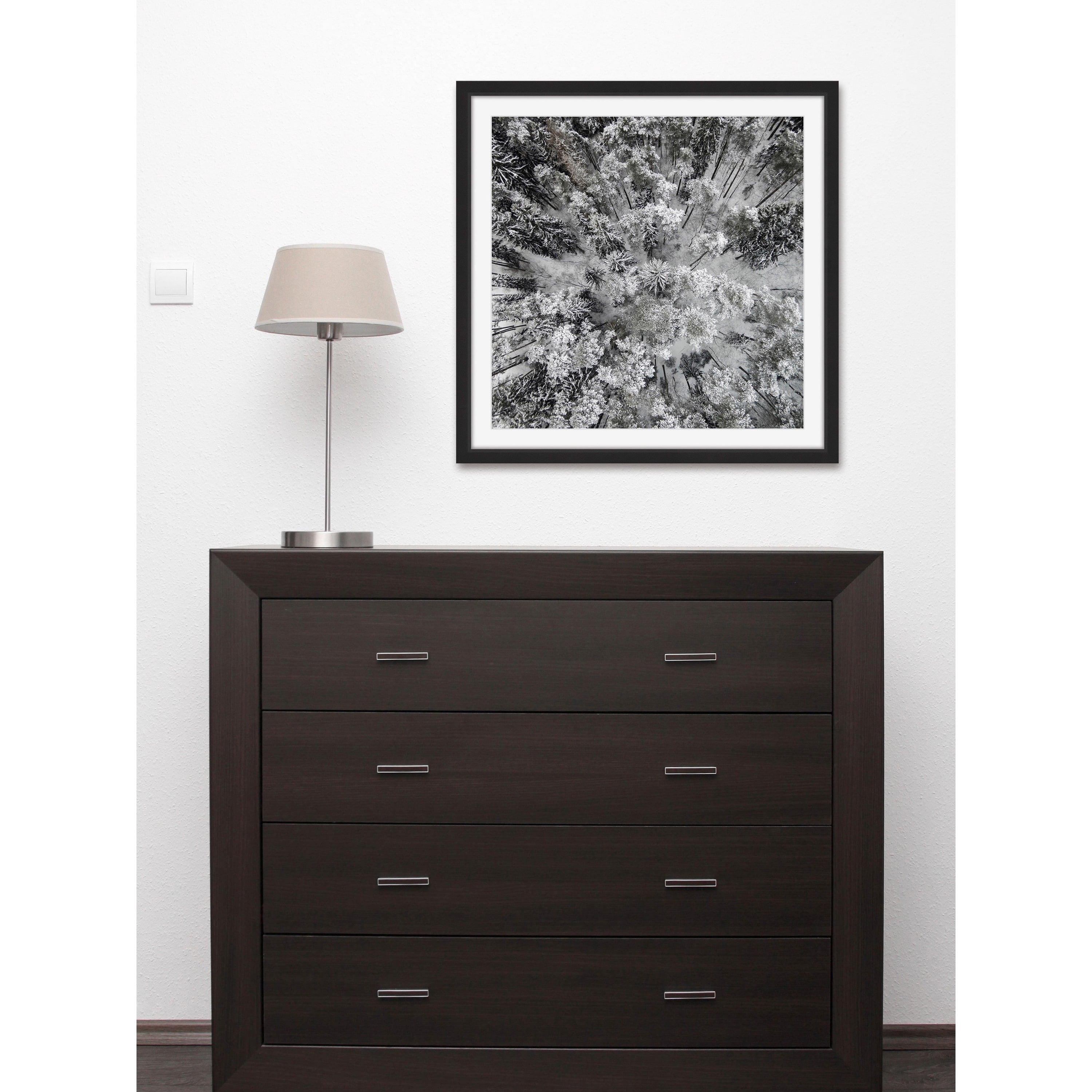 Marmont Hill "Tall and Cold" by Karolis Janulis Framed Painting Print